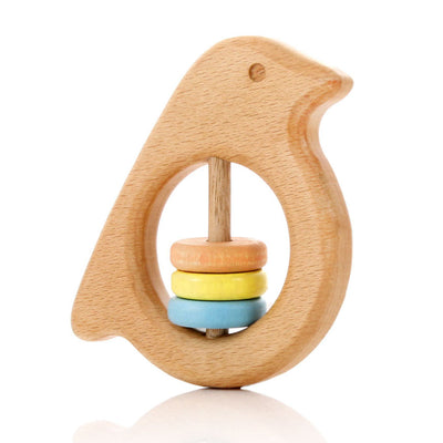 Birt Rattle toy rotating