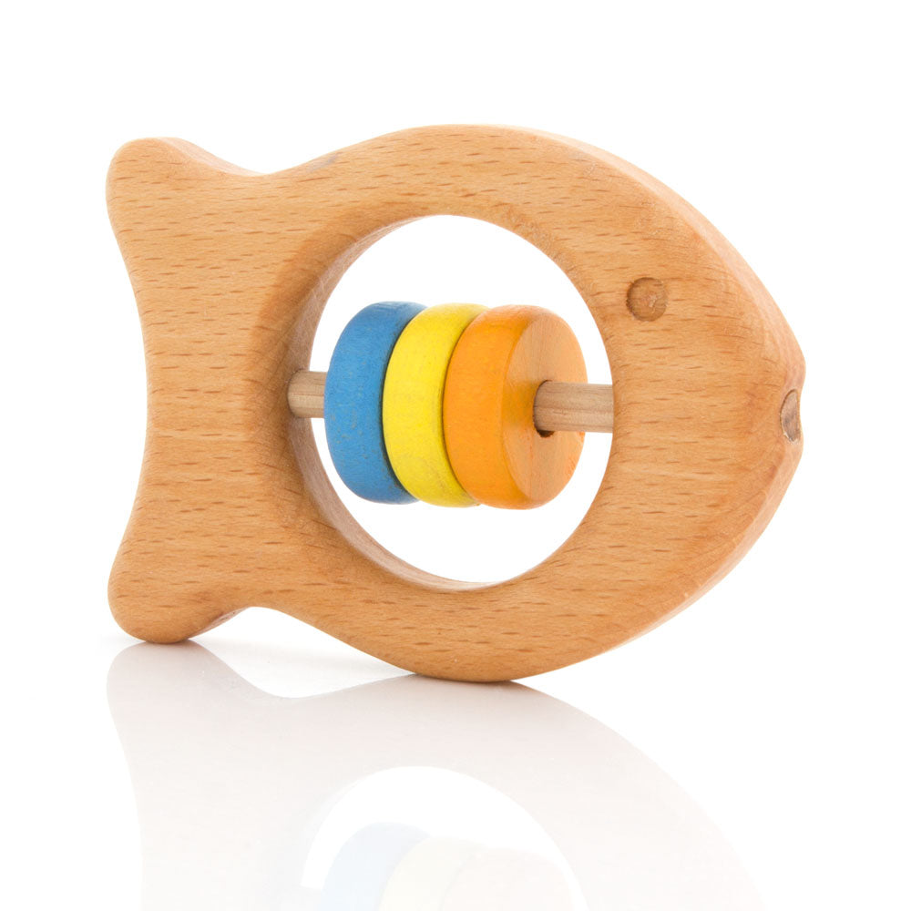 Fish rattle toy rotating