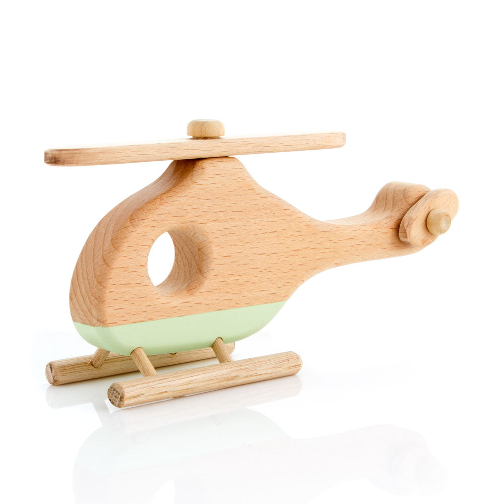 Wooden Toy Helicopter – Milton Ashby