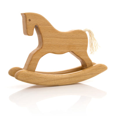 Rocking horse in natural
